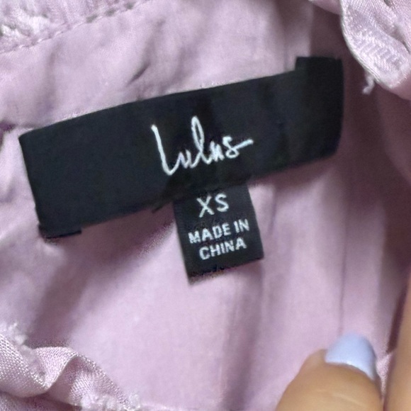 Lulu's Lavender Ruffle Dress - Picture 4 of 6